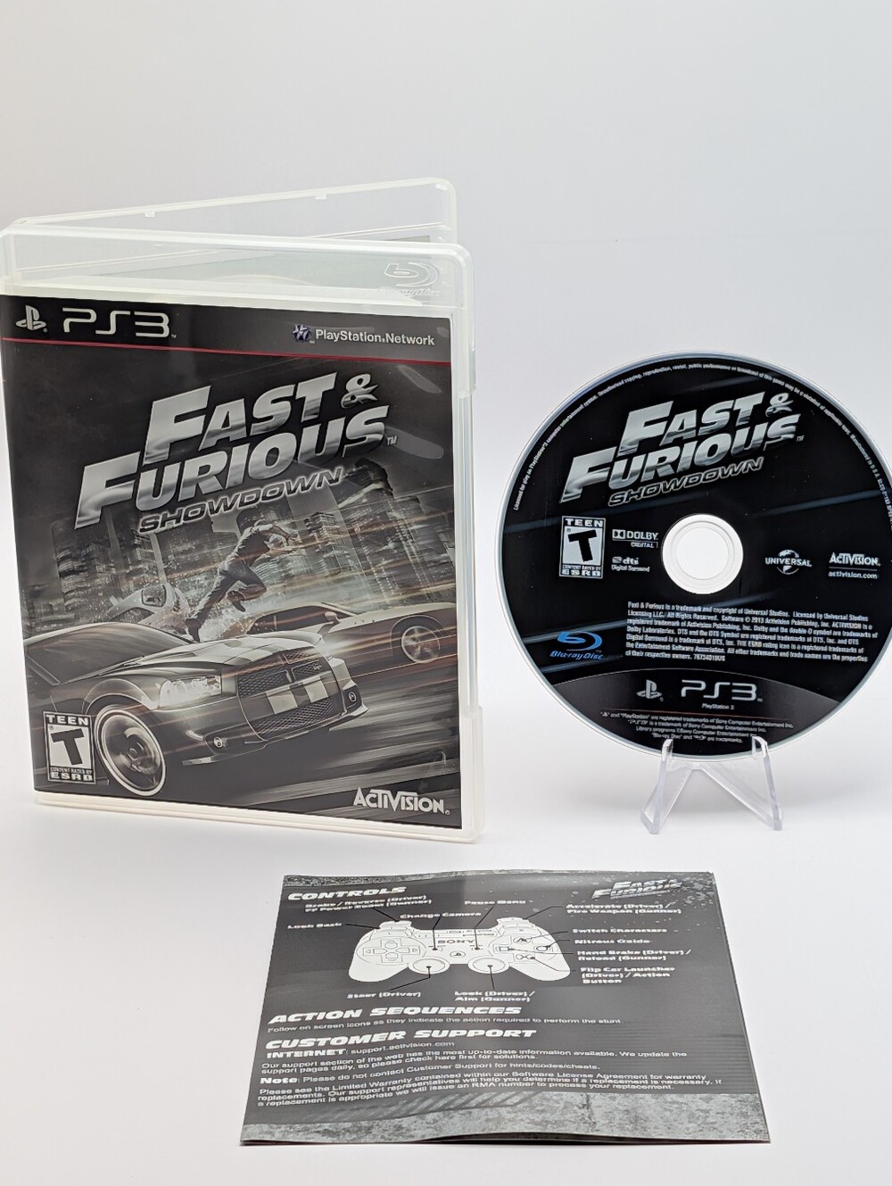 Fast & Furious : Showdown (Sony PS3, 2013) CIB  Activision Tested